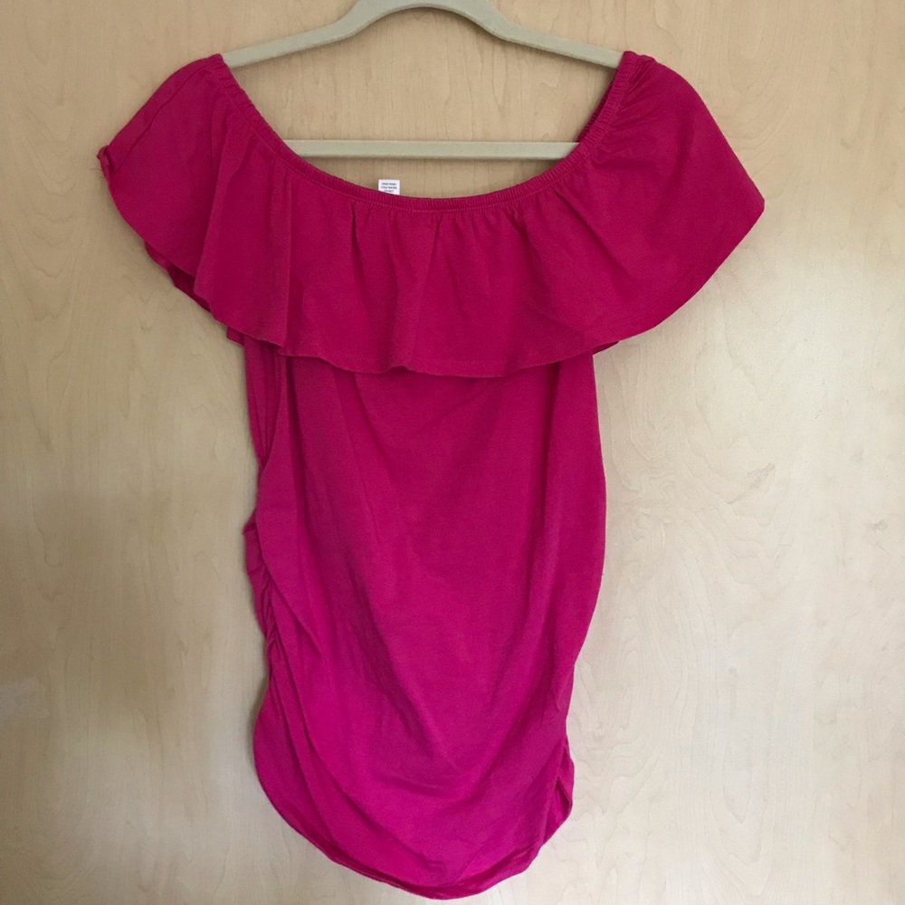 Off the shoulder Maternity Top